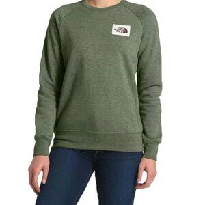 The North Face Heathered Green Womens Sweatshirt Size XS Pullover Preppy